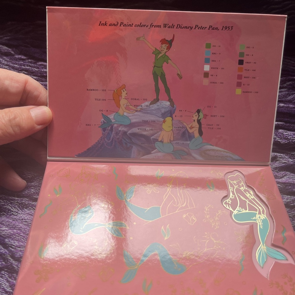 Besame Ltd edition Mermaid Lagoon Eyeshadow Palette with box